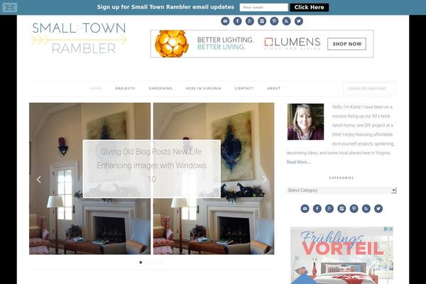 smalltownrambler.com site used Tasteful