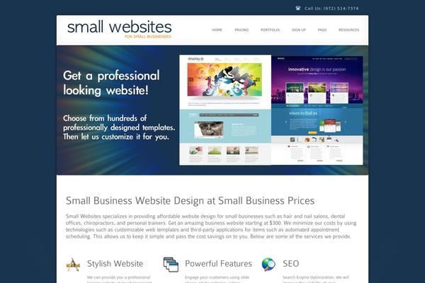 Ventura theme site design template sample