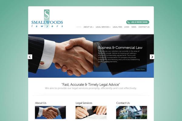 Chameleon Child theme site design template sample