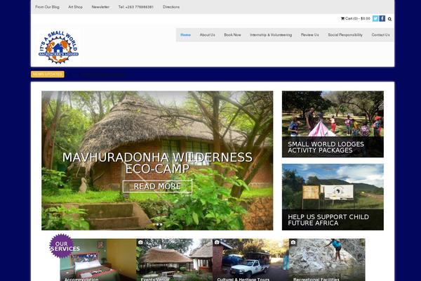 smallworldlodge.com site used Solaz