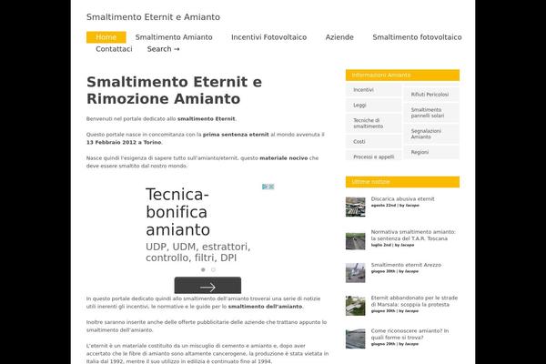 Gonzo theme site design template sample