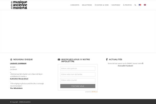 Enfold theme site design template sample