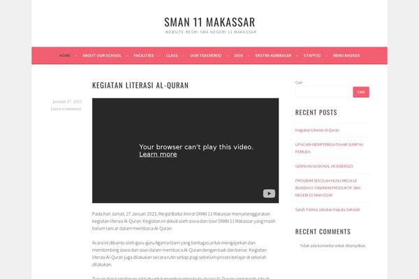 Sela theme site design template sample