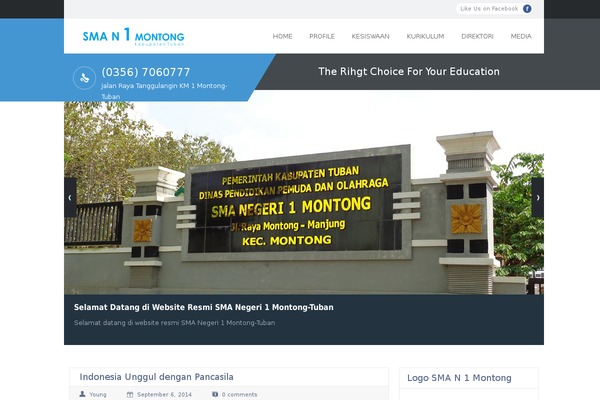 My College theme site design template sample