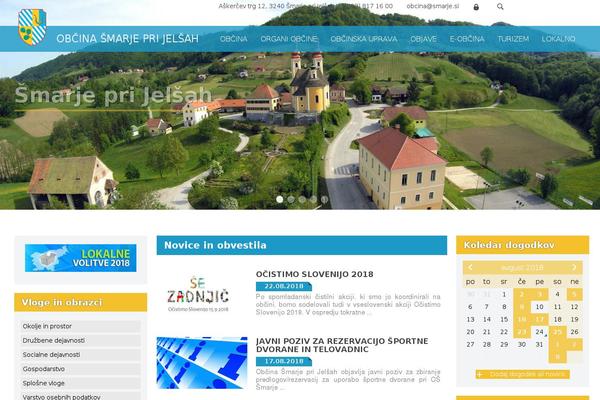 Politics theme site design template sample