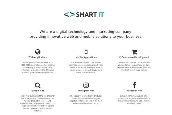 Smart It theme site design template sample
