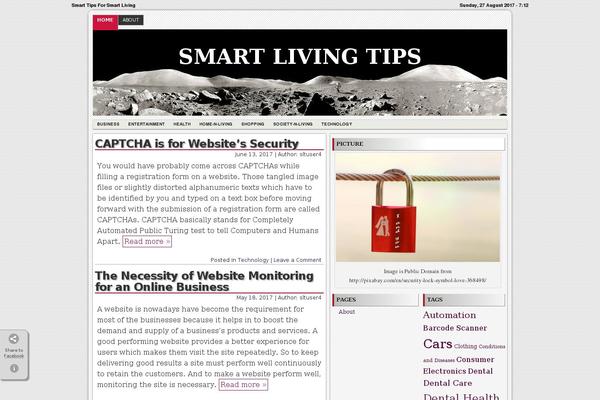 RedLine theme site design template sample