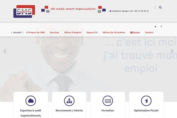 Bizpro theme site design template sample