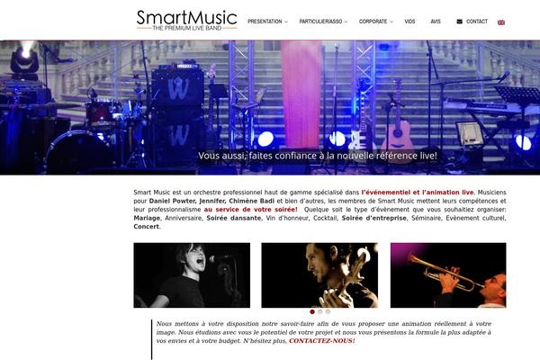 Musicpro theme site design template sample