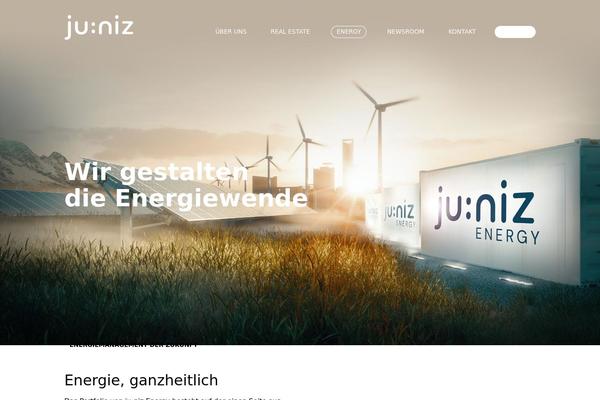 Bones theme site design template sample