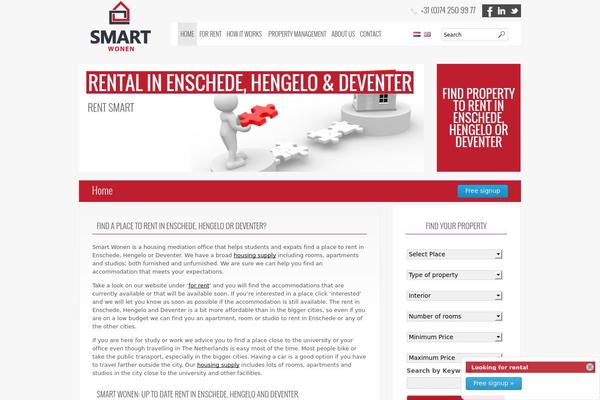 Smart theme site design template sample