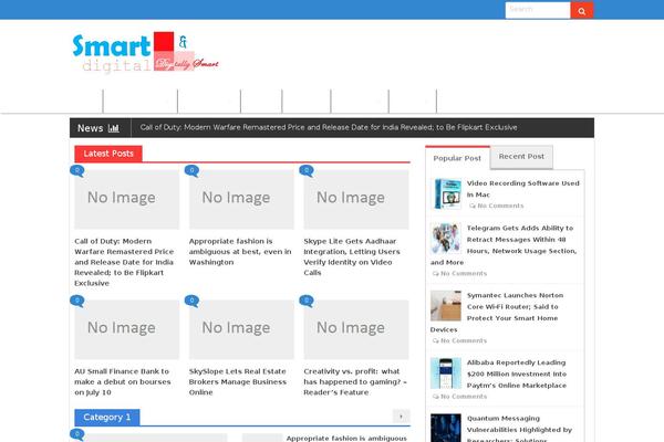 Republic theme site design template sample