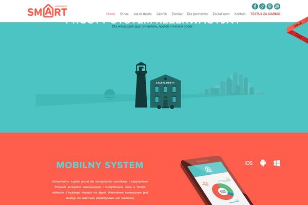 Sa theme site design template sample