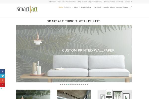 Loft theme site design template sample