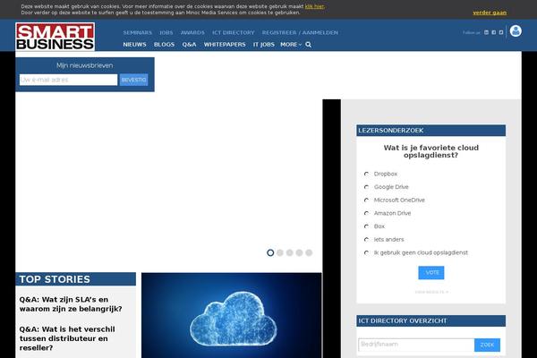 SmartBiz theme site design template sample
