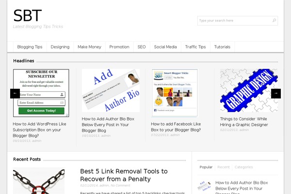 Lightly theme site design template sample