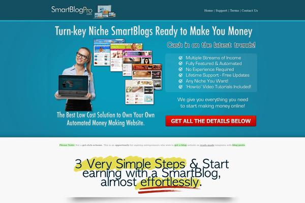 smartblogpro.com site used Classic