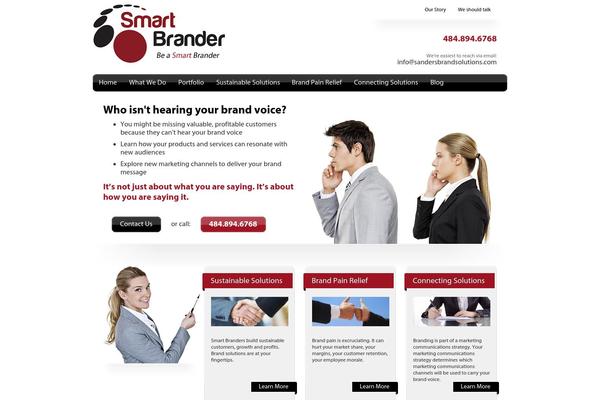 smartbrander.com site used Sanders