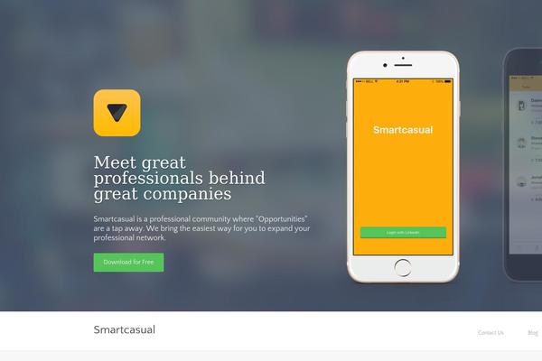 Landy theme site design template sample