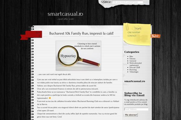 Anarcho Notepad theme site design template sample
