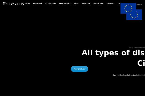 Blu theme site design template sample