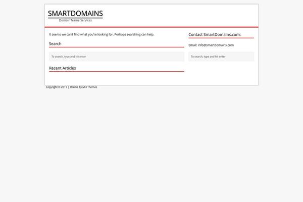smartdomains.com site used MH Magazine lite