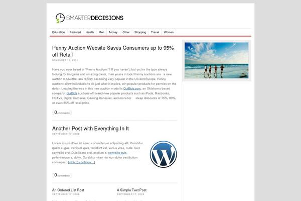 Thesis_182 theme site design template sample