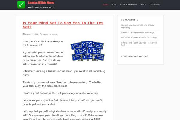 Site using Tweet Blender plugin