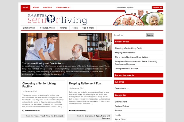 Gazette theme site design template sample