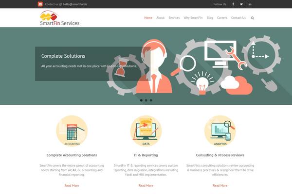 THBusiness theme site design template sample