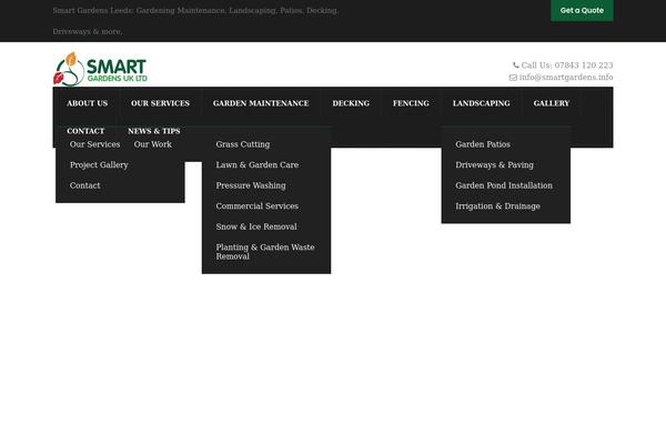 Site using Gardenhub-vc-addons plugin