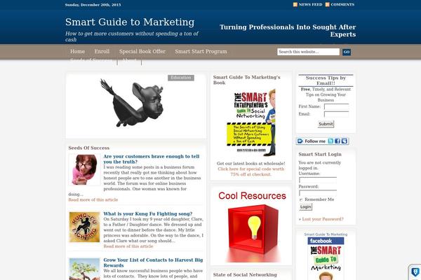 smartguidetomarketing.com site used Education 1.0
