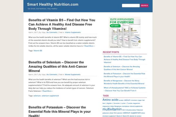QuickPress theme site design template sample