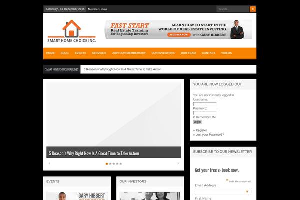 Cherry theme site design template sample