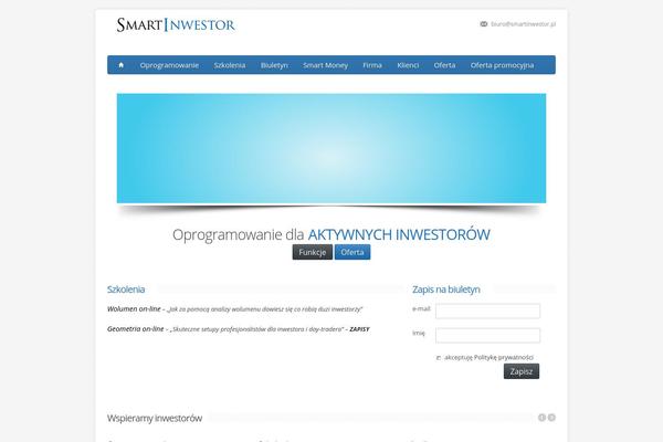 Aqua theme site design template sample