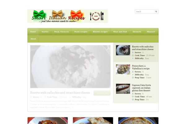 Petit theme site design template sample