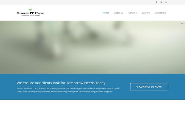 Impreza theme site design template sample