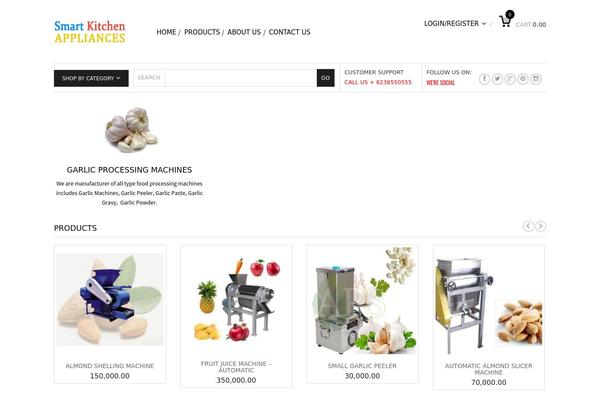 Mindig theme site design template sample
