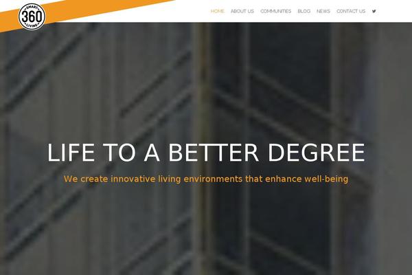North-child theme site design template sample