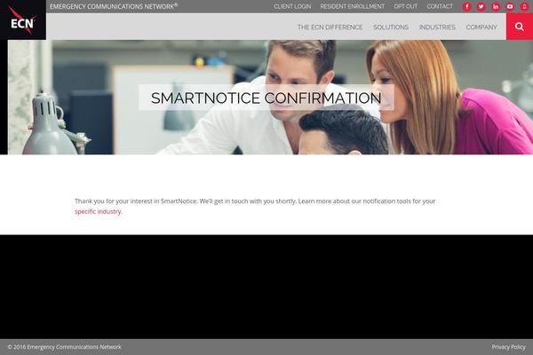 smartnotice.net site used Ecnetwork2015
