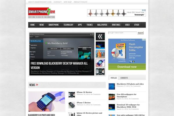 avenue theme site design template sample