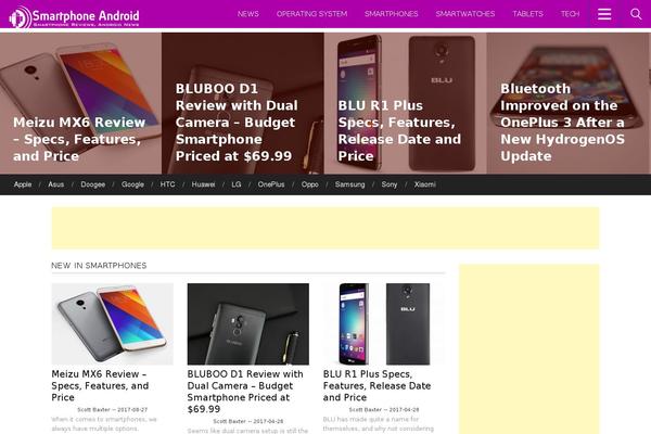Site using Magazine3-widgets plugin