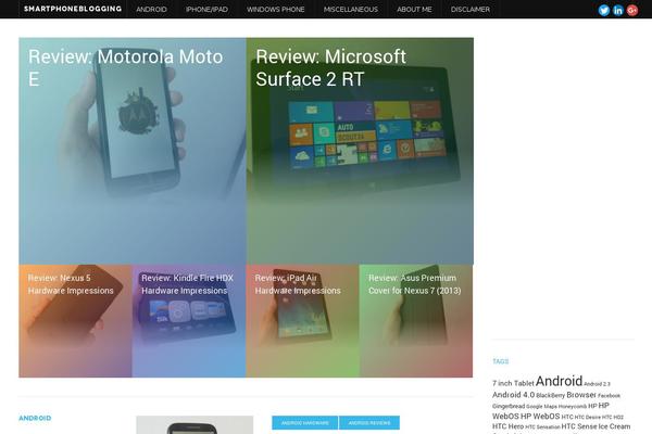 Argo theme site design template sample