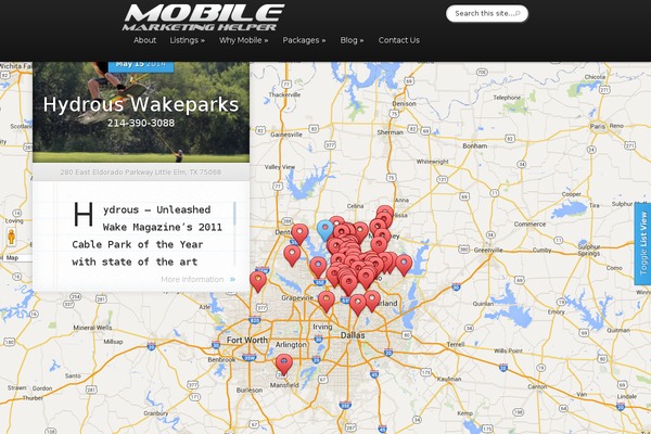 Explorable theme site design template sample
