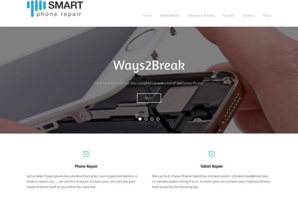 Nestor theme site design template sample