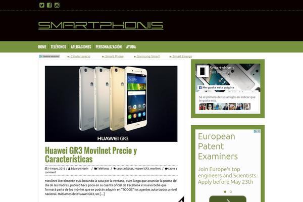 Solon theme site design template sample