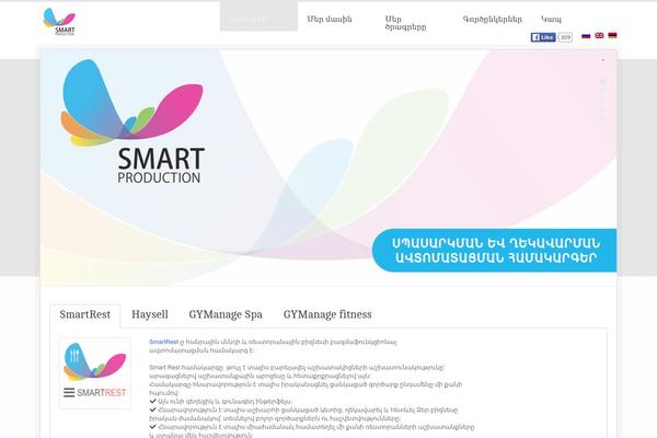 Smart theme site design template sample