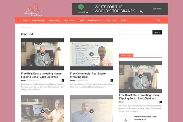 Newspaper theme site design template sample