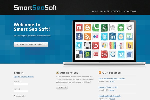 Devision theme site design template sample