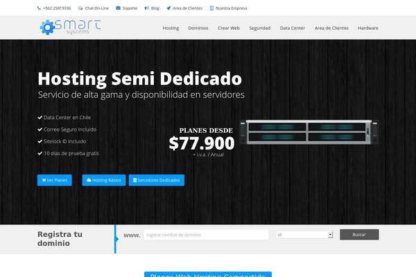 Megahost theme site design template sample
